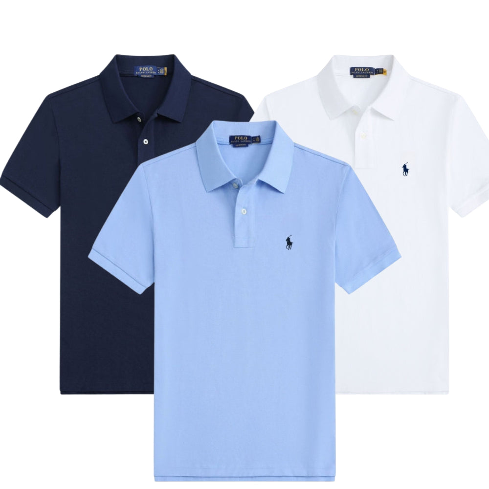 [1 kaufen, 3 erhalten] Klassisches Luxus-Poloshirt